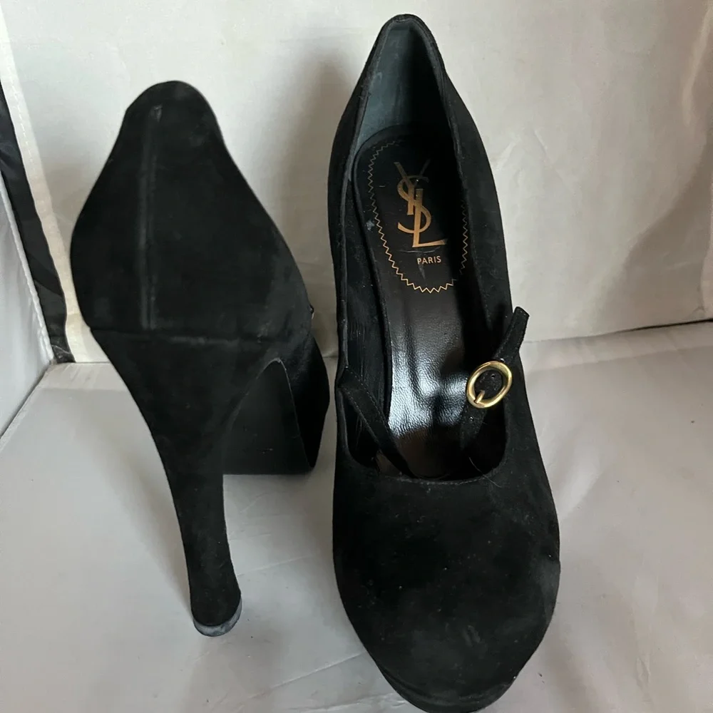 Yves Saint Laurent Mary Jane Tribtoo platform heels EU 40.5 US10.5